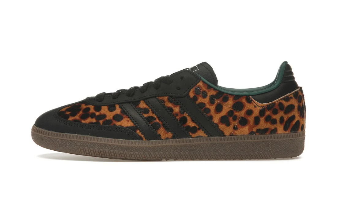 Adidas Samba OG Black Green Leopard (W)