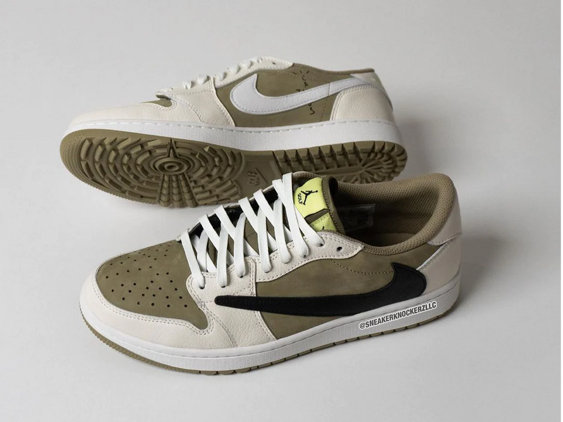 Air Jordan 1 Retro Low Golf Travis Scott Neutral Olive