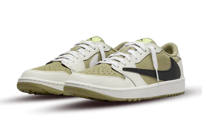 Air Jordan 1 Retro Low Golf Travis Scott Neutral Olive