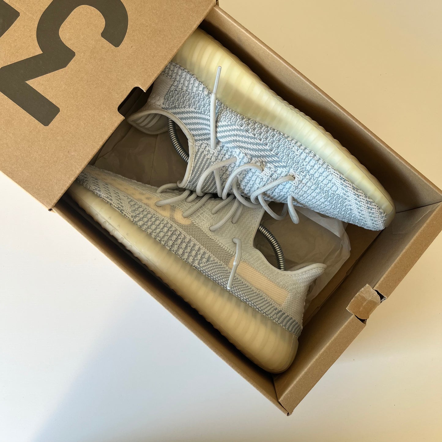 Adidas Yeezy Boost 350 V2 Cloud White (non réfléchissant - taille 43 1/3)