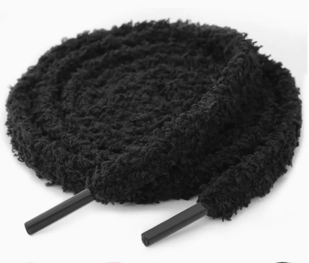 Lacets Fluffy Noir