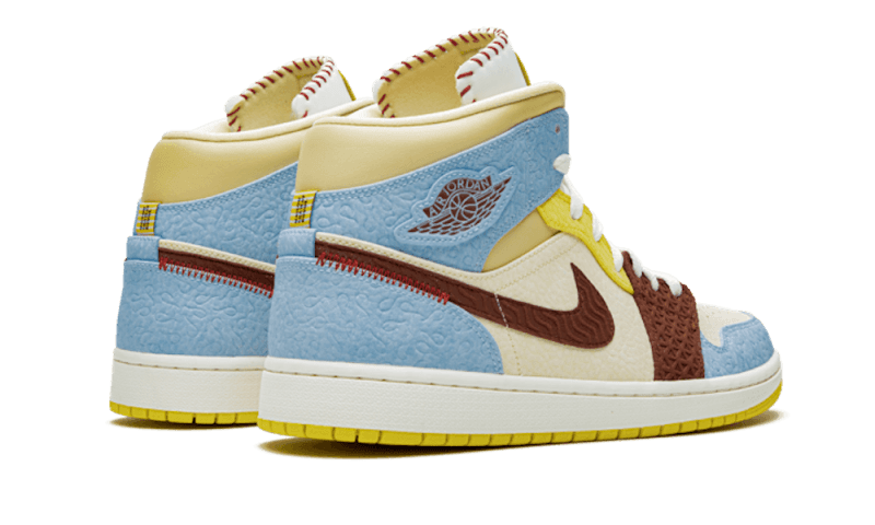 Jordan 1 Mid Fearless Maison Chateau Rouge