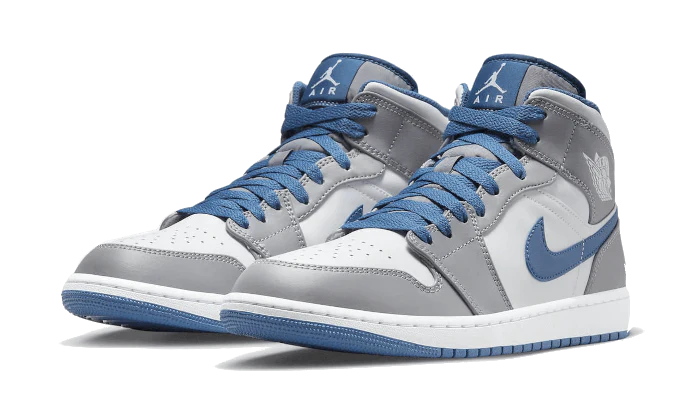 Jordan 1 Mid True Blue Cement
