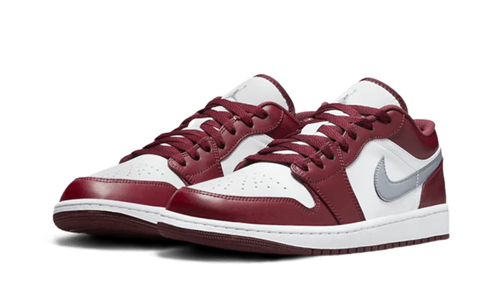 Air Jordan 1 Low White Burgundy